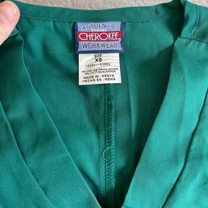 Cherokee green scrub tops